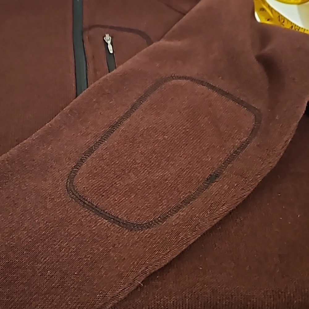 Columbia Titanium Omni Shield Spice Brown Fleece Backed Sweater Jacket Size S